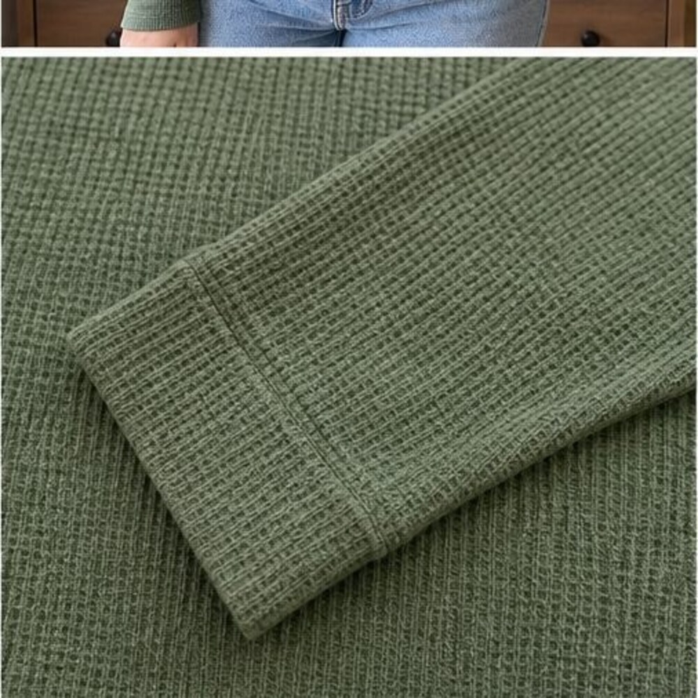 Gray Button Blouse - Picture 5 of 6
